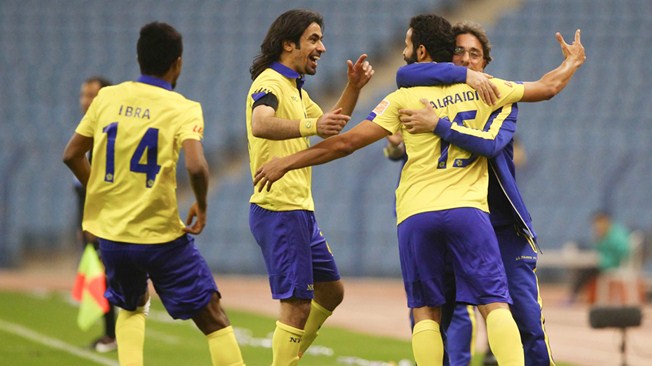 انقطاع التيار الكهربائي خلال مباراة النصر والوحده في الدوري السعودي