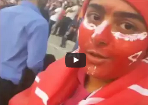 فيديو - فتاة إيرانية تتنكر في زي رجالي لحضور مباراة كرة قدم